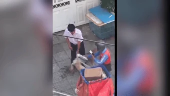 Người đàn ông quăng chó, đánh shipper chảy máu miệng bị công an mời làm việc