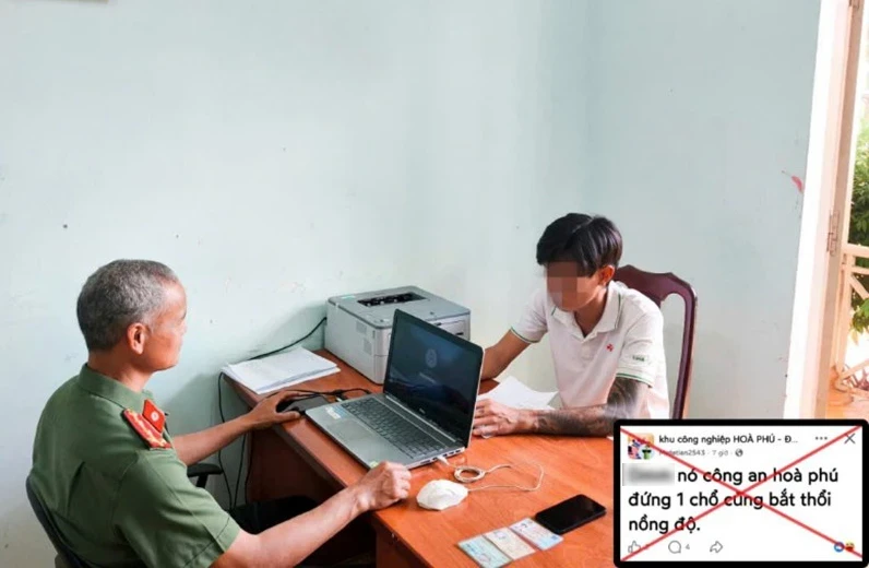 Người đăng tin 'đứng một chỗ cũng bắt thổi nồng độ' được mời lên làm việc Người đăng tin 'đứng một chỗ cũng bắt thổi nồng độ' được mời lên làm việc