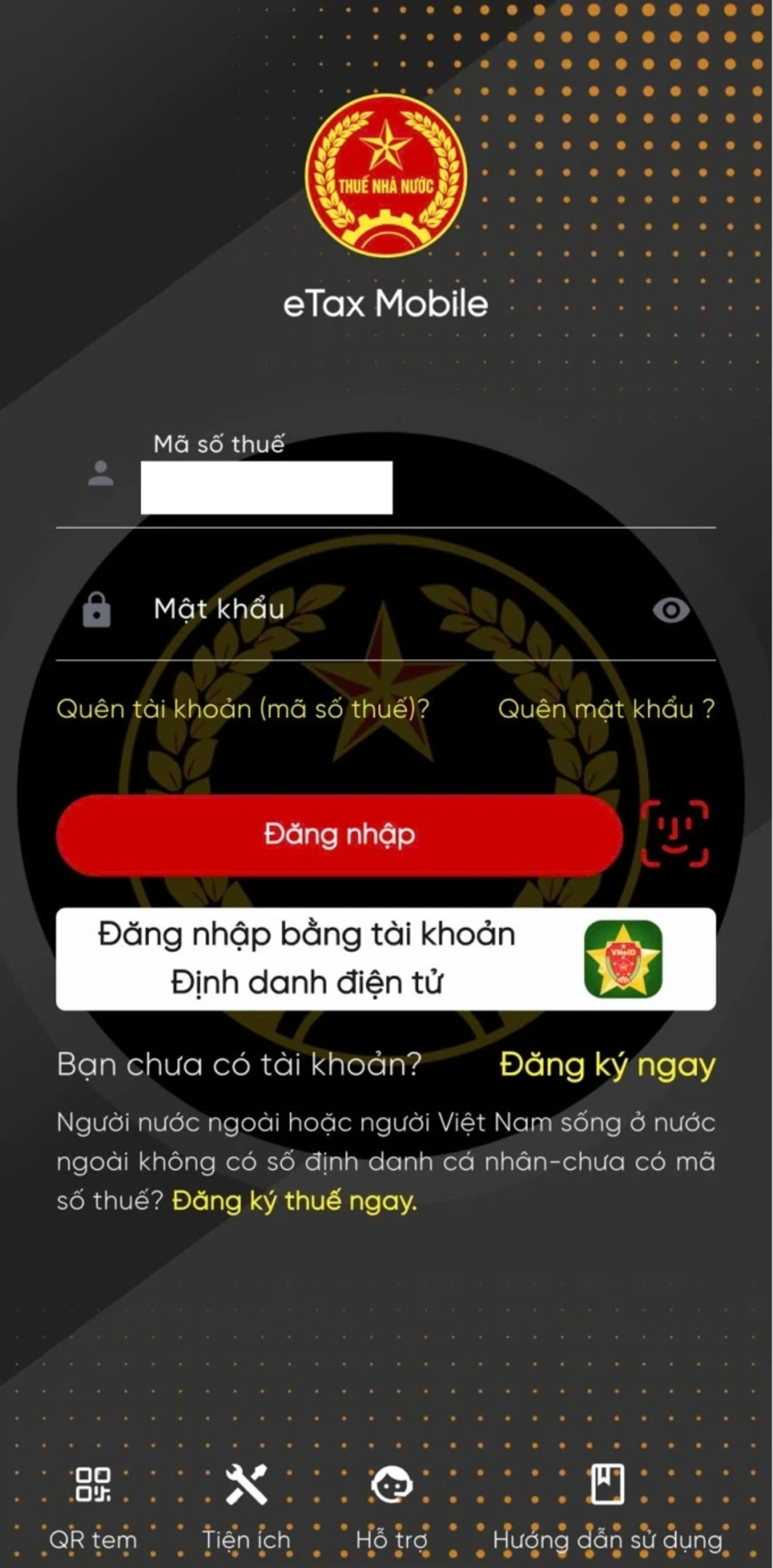 Người kinh doanh phải thông báo số tài khoản ngân hàng qua app eTax trước 21/4?