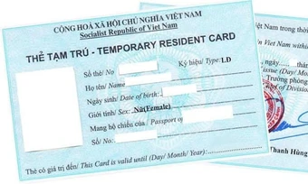 Người nước ngoài cần làm thẻ tạm trú khi nào?