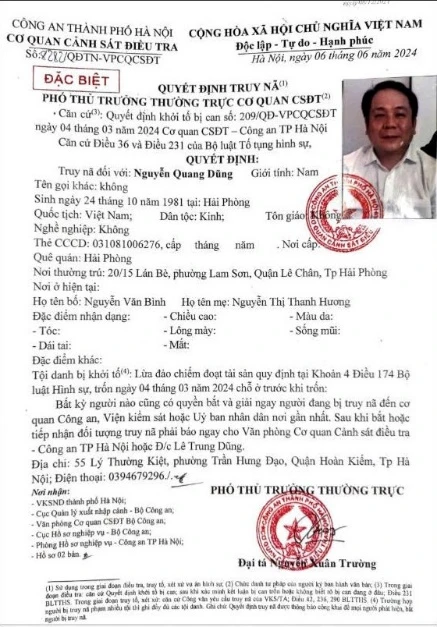 Nguyễn Quang Dũng SN 1981 xin về Việt Nam đầu thú Nguyễn Quang Dũng SN 1981 xin về Việt Nam đầu thú
