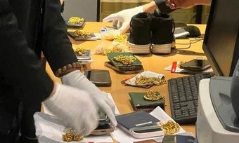 Nhóm khách vận chuyển trái phép gần 7kg vàng từ Hàn Quốc về sân bay Cát Bi