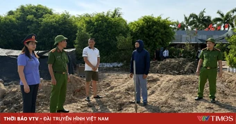 Ninh Bình: Khởi tố 2 đối tượng đổ trái phép hơn 177 tấn chất thải ra môi trường