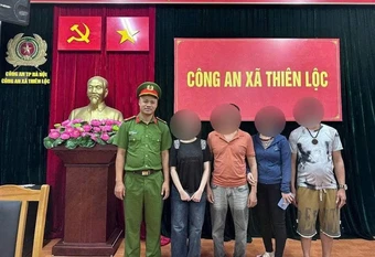 Nữ sinh SN 2008 được yêu cầu chuẩn bị 300 triệu đồng chuyển vào tài khoản NGUYEN VAN HUNG, Công an ập vào nhà nghỉ Huyền Trang 3 xác minh, làm rõ