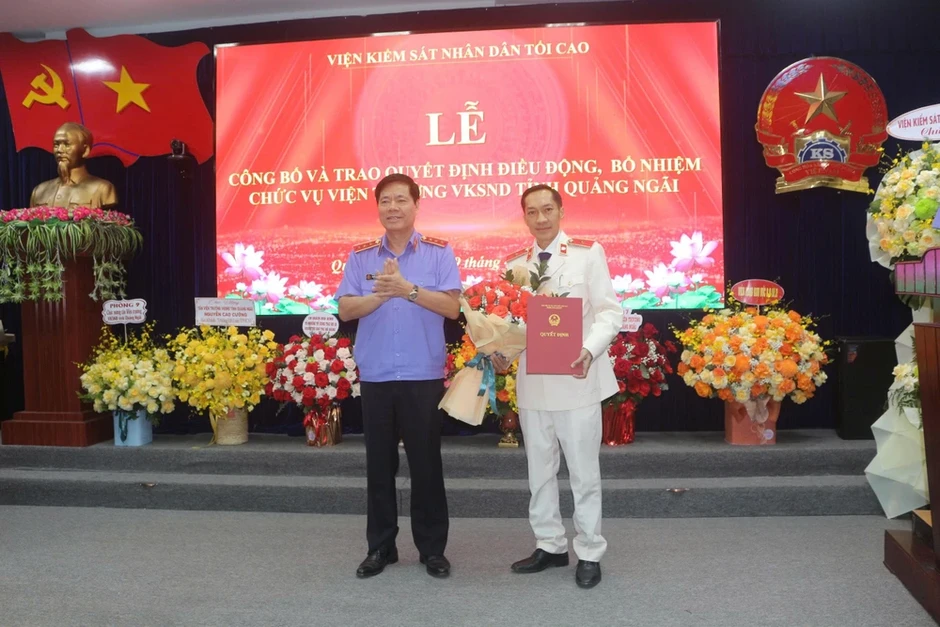 Ông Nguyễn Cao Cường giữ chức Viện trưởng Viện kiểm sát nhân dân tỉnh Quảng Ngãi Ông Nguyễn Cao Cường giữ chức Viện trưởng Viện kiểm sát nhân dân tỉnh Quảng Ngãi