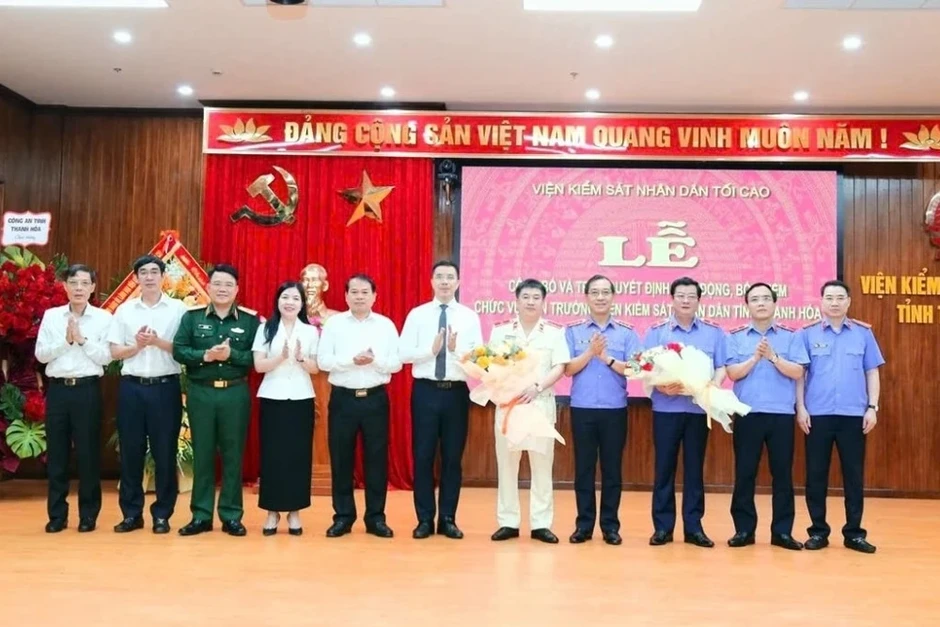 Ông Nguyễn Tiến Dũng làm Viện trưởng VKSND tỉnh Thanh Hóa Ông Nguyễn Tiến Dũng làm Viện trưởng VKSND tỉnh Thanh Hóa