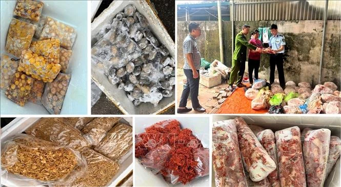 Phát hiện, thu giữ 4 tấn thực phẩm không rõ nguồn gốc