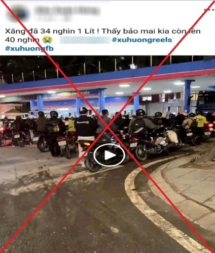 Phạt nam thanh niên loan tin "xăng còn lên 40 nghìn" Phạt nam thanh niên loan tin "xăng còn lên 40 nghìn"