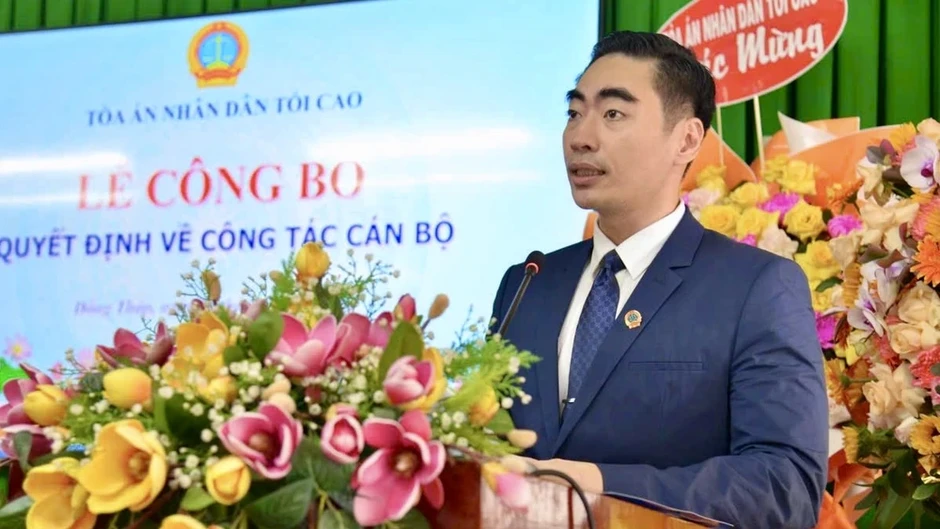 Phó Chánh án TAND TP.HCM làm Chánh án TAND tỉnh Đồng Tháp