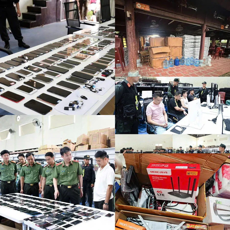 Phú Thọ ngăn chặn đường dây lừa đảo công nghệ cao xuyên quốc gia Phú Thọ ngăn chặn đường dây lừa đảo công nghệ cao xuyên quốc gia