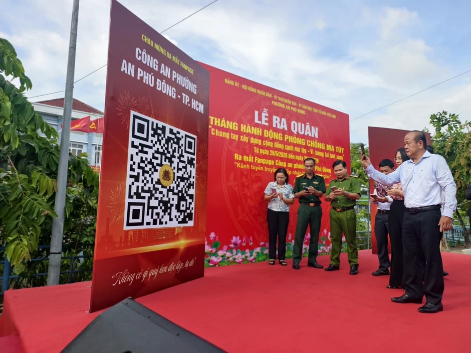 Phường An Phú Đông ra quân xây dựng địa bàn sạch ma túy Phường An Phú Đông ra quân xây dựng địa bàn sạch ma túy