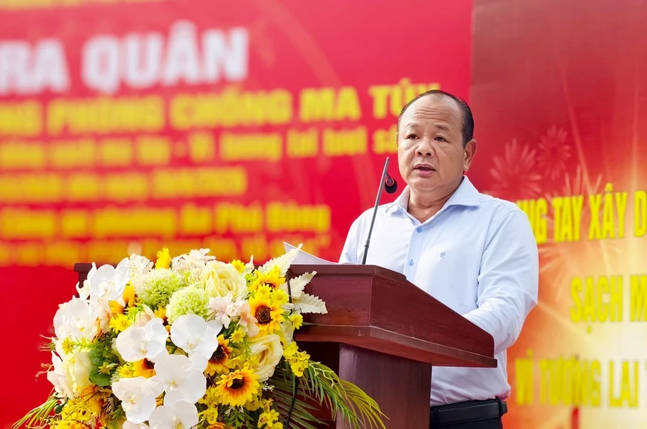 Phường An Phú Đông ra quân xây dựng địa bàn sạch ma túy Phường An Phú Đông ra quân xây dựng địa bàn sạch ma túy