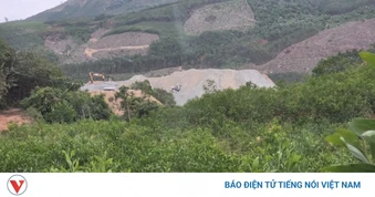 Quảng Ngãi điều tra vụ nghi khai thác cát trái phép gần công trình thủy điện