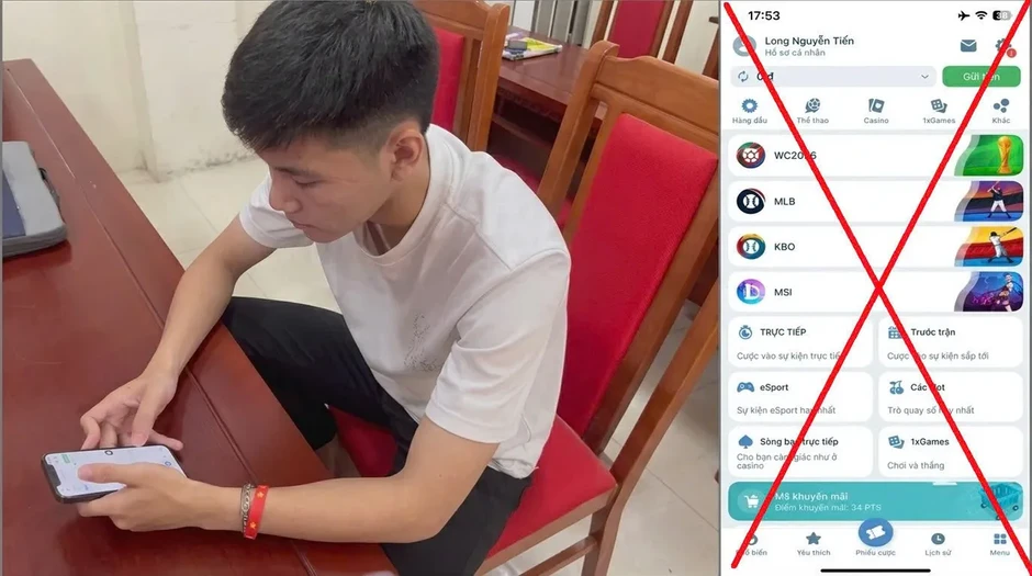 Quảng Ninh: Khoe "thành tích" thắng cá độ trên Facebook, nam thanh niên bị công an triệu tập Quảng Ninh: Khoe "thành tích" thắng cá độ trên Facebook, nam thanh niên bị công an triệu tập