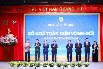 Ra mắt Cơ sở dữ liệu quốc gia về pháp luật