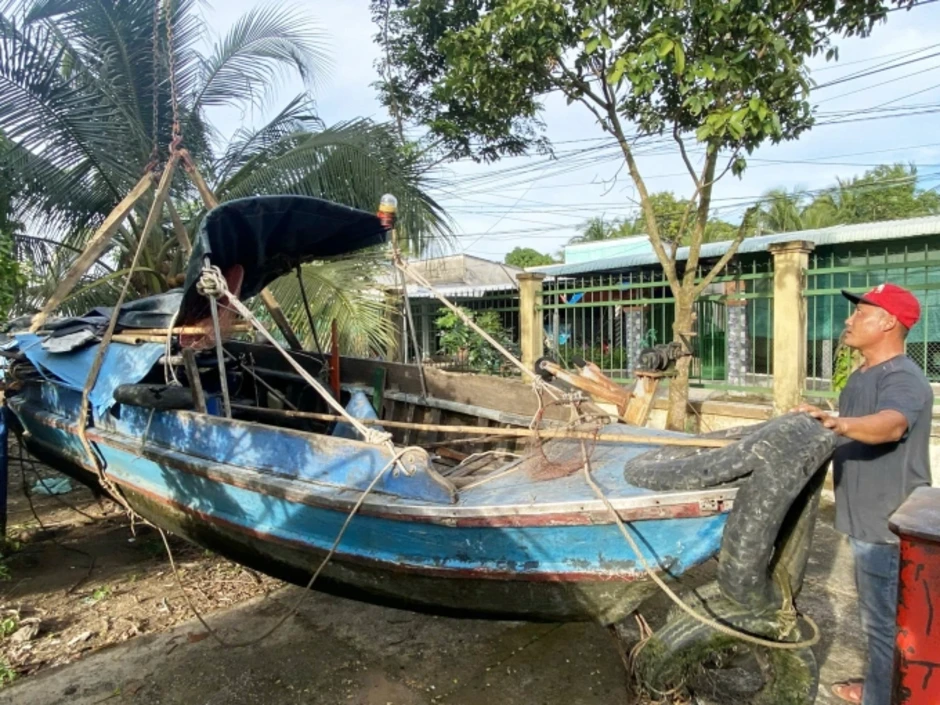 Tài công say rượu tông chết người lái đò trên sông Tiền bị bắt Tài công say rượu tông chết người lái đò trên sông Tiền bị bắt