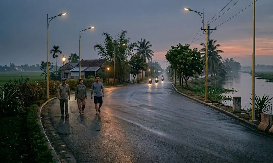 Tây Ninh: Cảnh báo nguy cơ tai nạn từ việc đi bộ tập thể dục dưới lòng đường