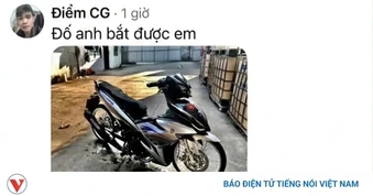 Thách thức "đố anh bắt được em" trên Facebook, nam thanh niên bị mời làm việc