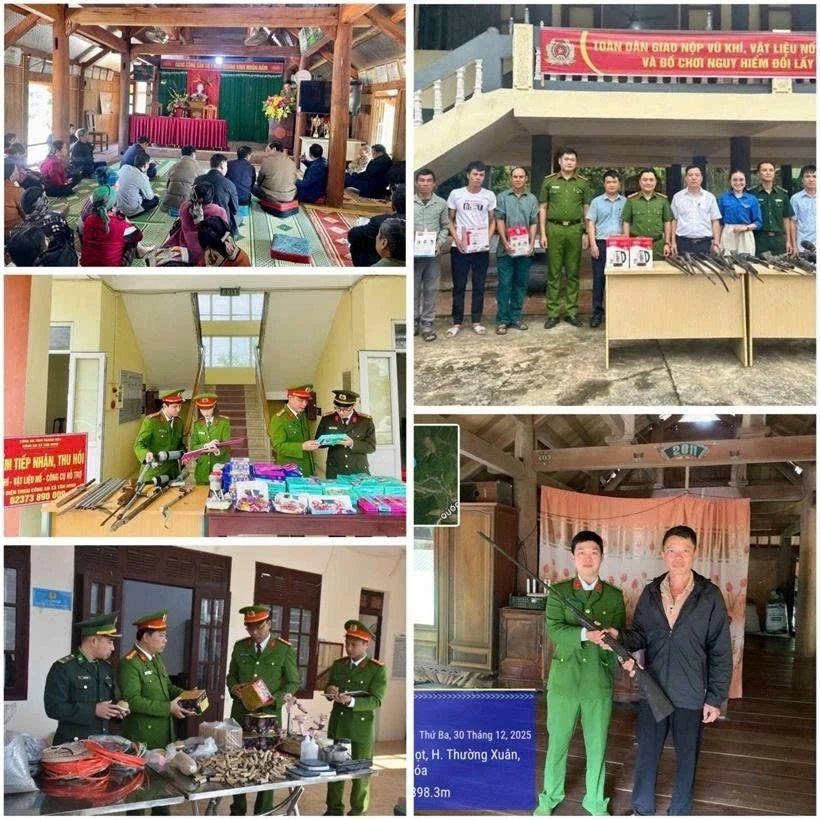 Thanh Hóa thu hồi hàng nghìn vũ khí sau 1 năm thực thi luật mới Thanh Hóa thu hồi hàng nghìn vũ khí sau 1 năm thực thi luật mới
