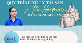 Thủ tục mua đấu giá túi HERMES của bà Trương Mỹ Lan ra sao?