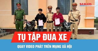 Tịch thu 2 xe máy trong vụ tụ tập đua xe, quay video phát trên mạng xã hội