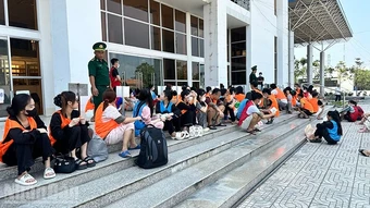 Tiếp nhận 226 công dân Việt Nam do phía Campuchia trao trả