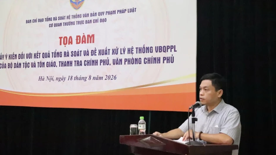 Tiếp tục hoàn thiện kết quả tổng rà soát hệ thống văn bản quy phạm pháp luật Tiếp tục hoàn thiện kết quả tổng rà soát hệ thống văn bản quy phạm pháp luật