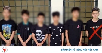Tóm gọn nhóm đối tượng "nhí" mang hung khí gây rối trật tự tại Hải Phòng
