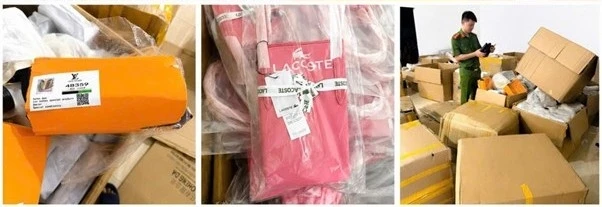 Triệt phá 2 kho hàng giả, thu giữ trên 4000 sản phẩm giả mạo thương hiệu nổi tiếng
