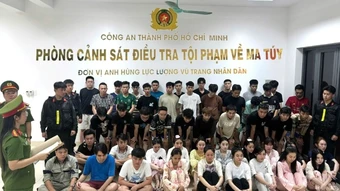 Triệt phá đường dây buôn bán và sử dụng ma túy, bắt 50 đối tượng