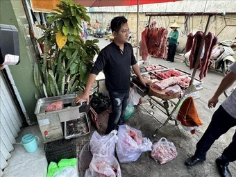 Triệt phá đường dây làm giả hơn 15 tấn thịt bò từ thịt heo nái