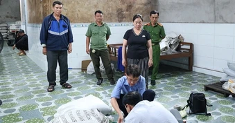 Triệt phá đường dây sản xuất, vận chuyển phân bón lậu quy mô lớn