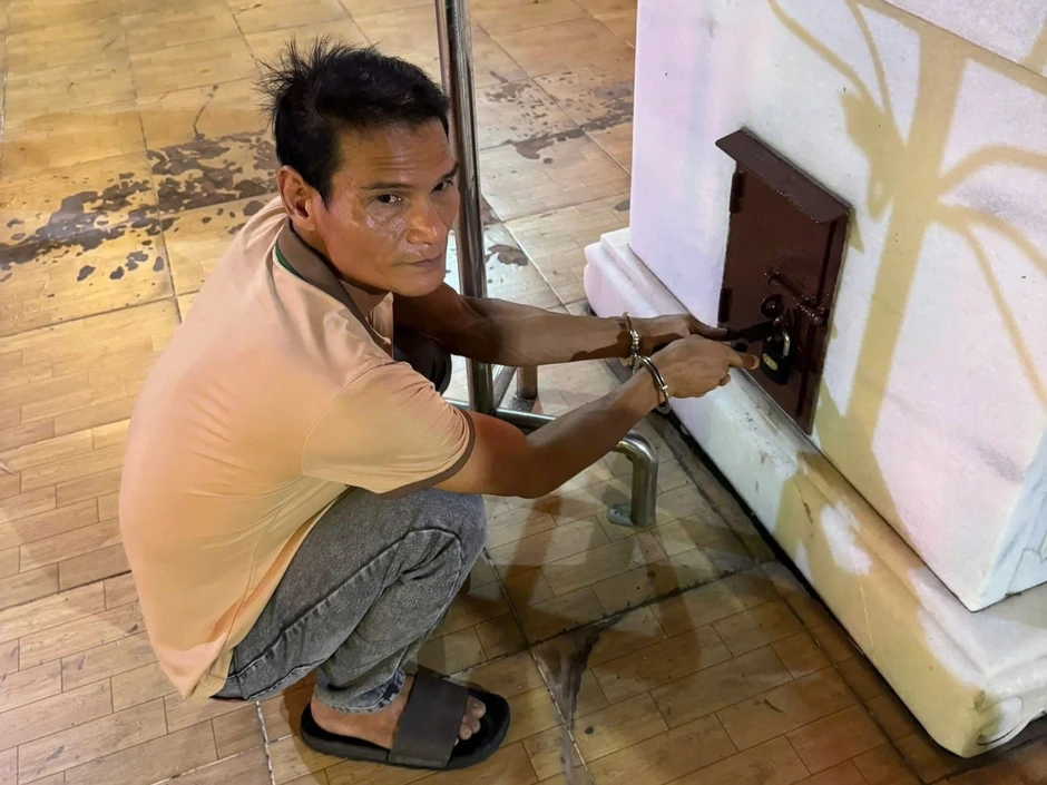 Triệt phá nhiều vụ trộm tiền công đức trong chùa ở TPHCM Triệt phá nhiều vụ trộm tiền công đức trong chùa ở TPHCM