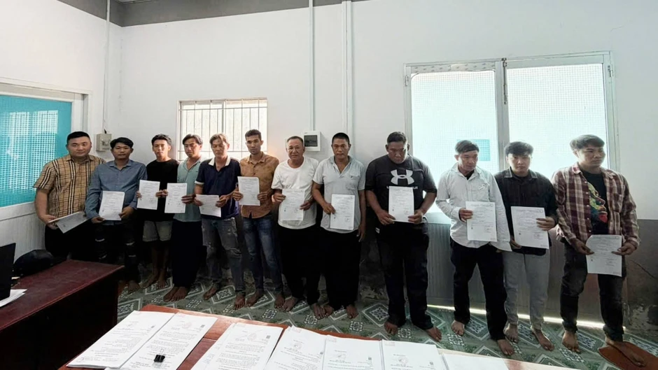 Triệt phá tụ điểm đá gà ăn tiền, 12 đối tượng bị khởi tố