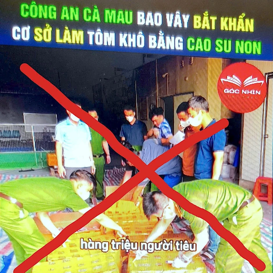 Triệu tập đối tượng tung tin bịa đặt liên quan đến tôm khô Cà Mau Triệu tập đối tượng tung tin bịa đặt liên quan đến tôm khô Cà Mau