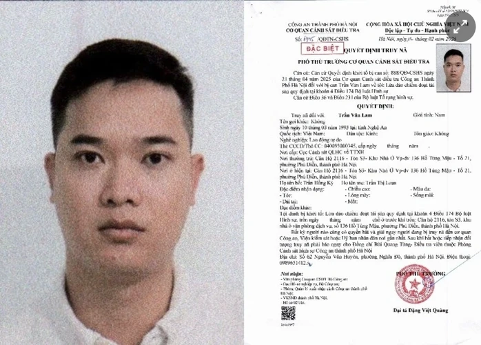 Truy nã nam quản lý giúp Mr Pips lừa đảo