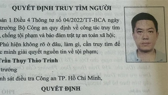 Truy tìm Trần Đình Phú để phục vụ công tác xác minh giải quyết nguồn tin về tội phạm