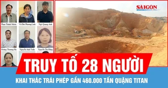 Truy tố 28 bị can trong vụ khai thác trái phép titan, trị giá hơn 1.500 tỷ đồng