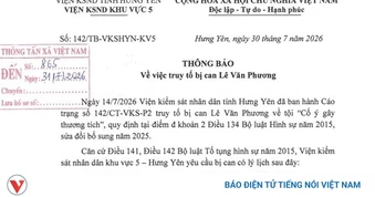 Truy tố bị can Lê Văn Phương về tội cố ý gây thương tích