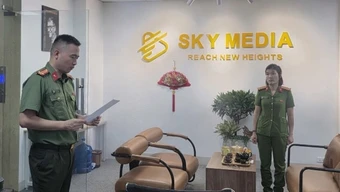 Vén bức màn bí mật vụ bắt giữ các đối tượng trong hệ thống lừa đảo Sky Media