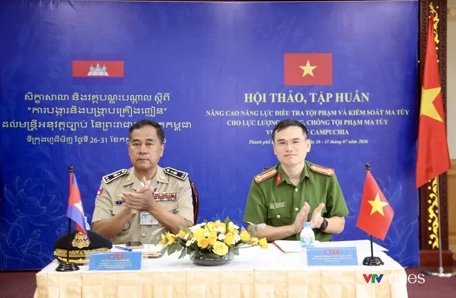 Việt Nam - Campuchia chia sẻ kinh nghiệm công tác phòng chống ma túy