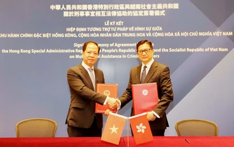 Việt Nam và Hong Kong ký Hiệp định tương trợ tư pháp về hình sự