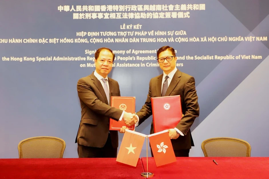 Việt Nam và Hong Kong ký Hiệp định tương trợ tư pháp về hình sự Việt Nam và Hong Kong ký Hiệp định tương trợ tư pháp về hình sự
