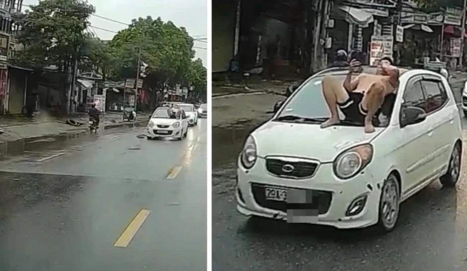 Vụ nằm trên nắp capo ô tô: Khởi tố cả bố vợ và con rể Vụ nằm trên nắp capo ô tô: Khởi tố cả bố vợ và con rể