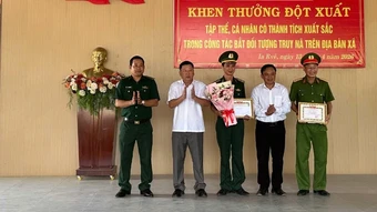 Xã biên giới Ia Rvê chủ động tấn công trấn áp tội phạm và bắt đối tượng truy nã