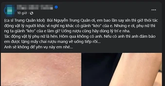Xác minh thông tin ca sĩ Trung Quân Idol bị tố hành hung nữ bác sĩ