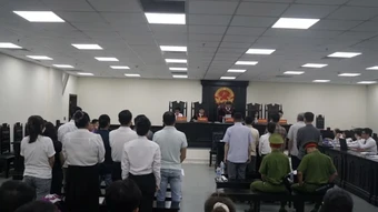 Xét xử sơ thẩm cựu Chủ tịch Công ty Nam Triệu và đồng phạm
