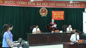 Xét xử vụ án dân sự công ích đầu tiên theo Nghị quyết số 205