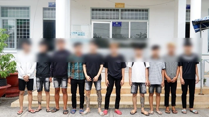 Xử lý 10 đối tượng liên quan vụ chém người gây thương tích