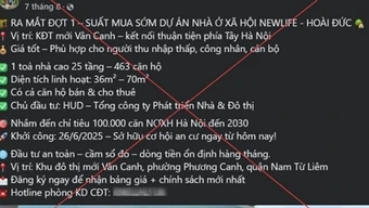 Xử phạt các đối tượng rao bán “suất ngoại giao”, “suất nội bộ” nhà ở xã hội